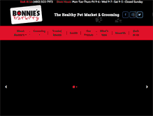 Tablet Screenshot of bonniesbarkery.com